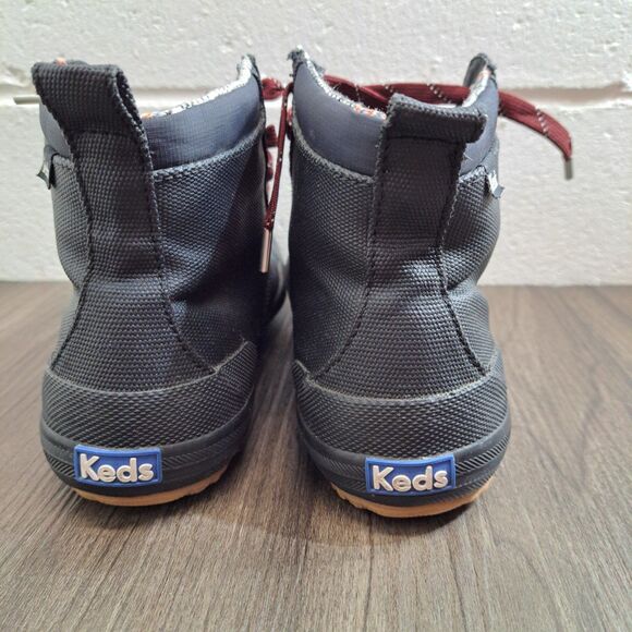 Keds Scout Waterproof Canvas Boot. Black Women's Lace Up Shoes Size 8.5 - Picture 3 of 6